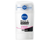 NIVEA-BLACK & WHITE INVISIBLE desodorante em sticks 50 ml.-DrShampoo - Perfumaria e Cosmética